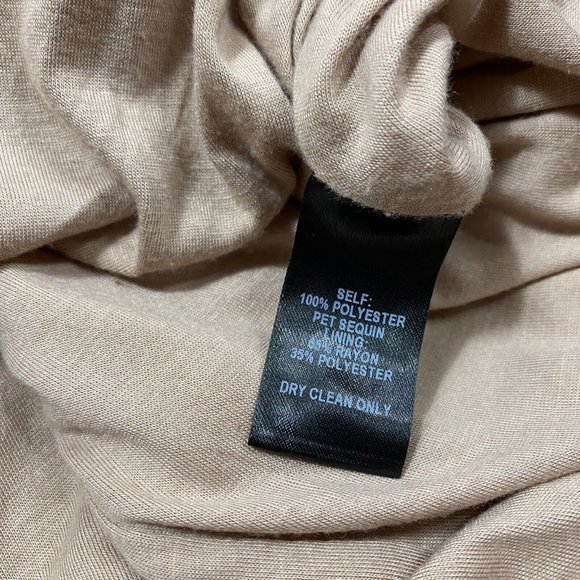 Lulu's my muse Rose Gold Sequin Maxi Dress Ball Gown Size Large Prom Dress - Picture 6 of 8